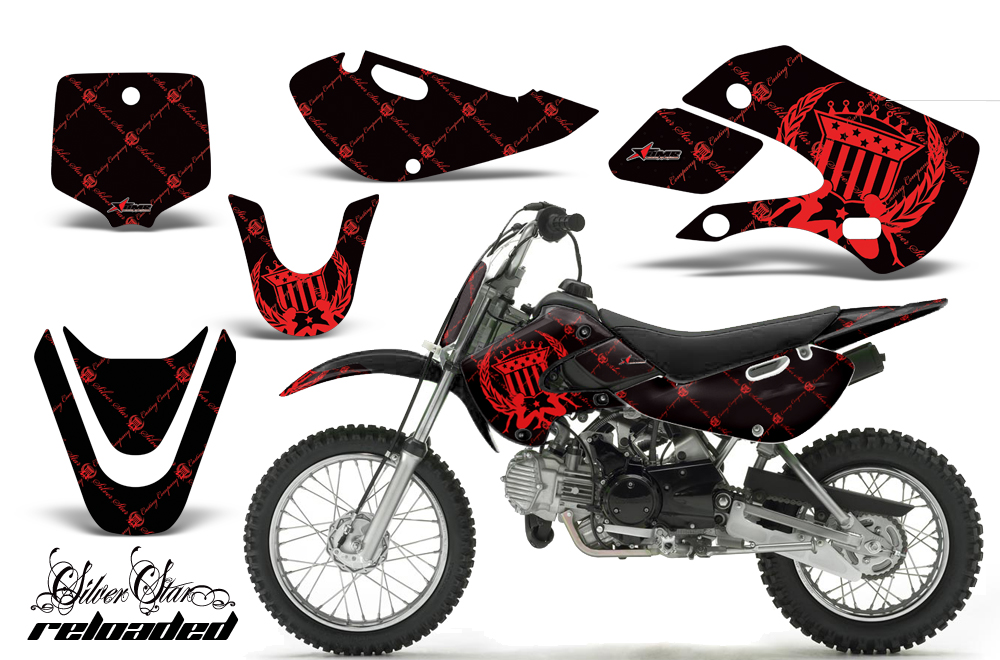 Kawasaki KLX 110 KX 65 00-09 NP Graphic Kit SSR RB